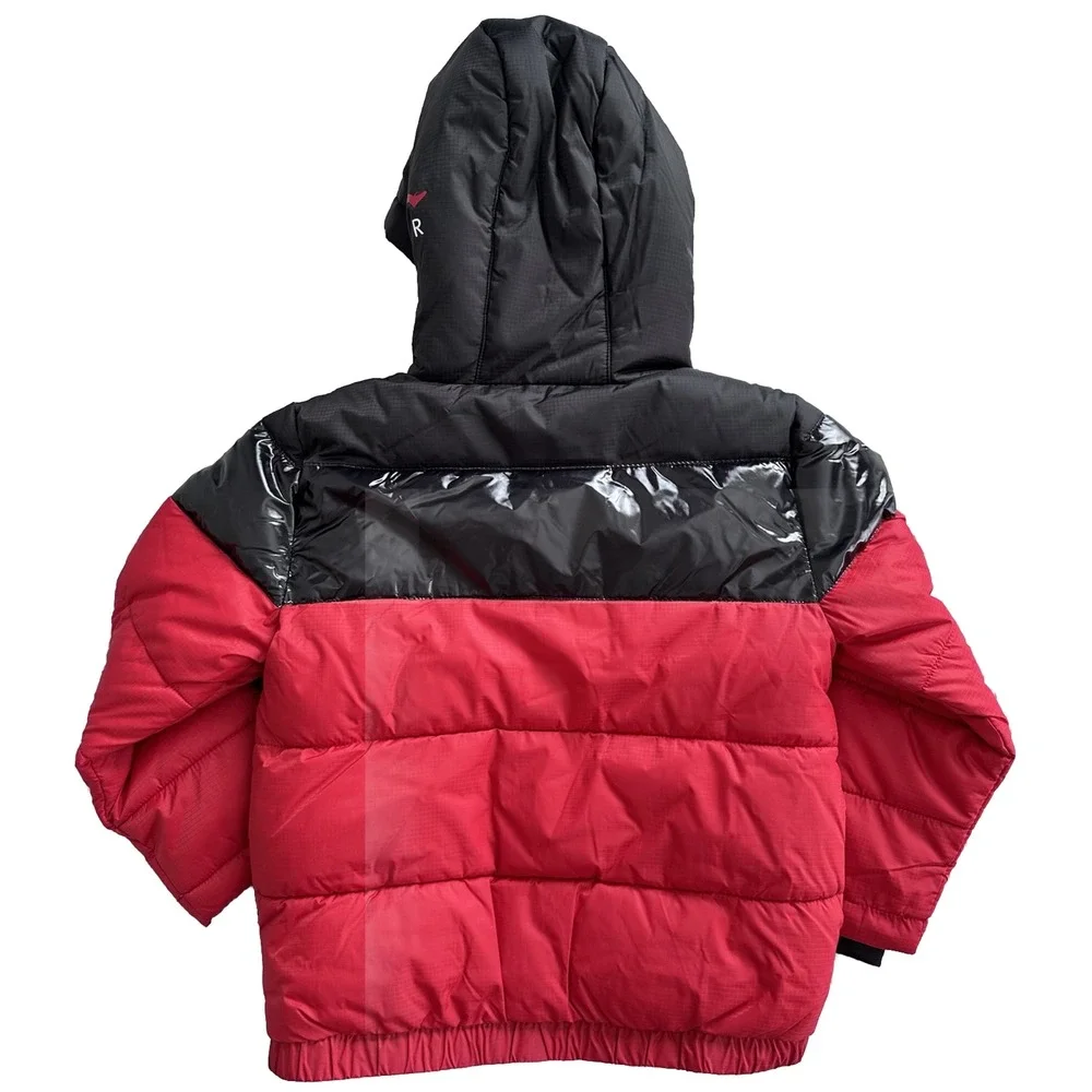 NWT - Nike Air Jordan Synthetic Puffer Jacket 857954-R78 Gym Red/Black Boys (5)‎